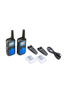 Walkietalkies xt-50 pro c1464, 16 canales pmr446, azules 2