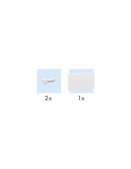 Caja de superficie 1 conector rj45 cat. 6a apantallado
