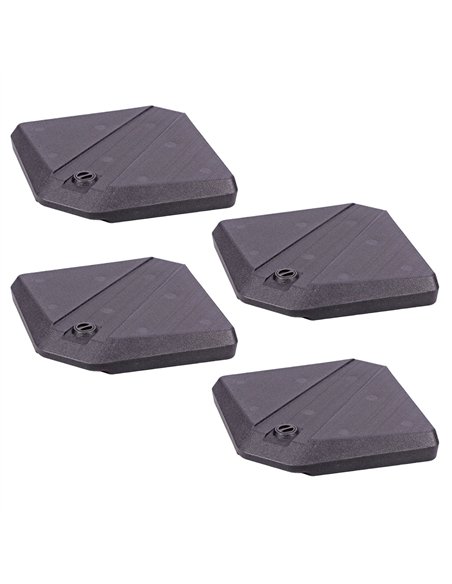 Set base rellenable para parasol, antracita, 490 x 490 x 87 mm