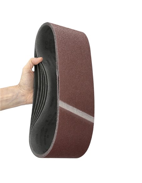 Lija Recambio Banda 100 x 690 mm. Grano 60 (6 Piezas)