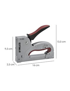 Grapadora Metal Regulable Plus N3 4/14mm 2