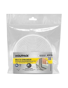 Burlete Espuma 8 m. x 6mm. x 10mm.