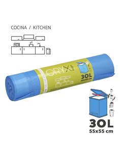 Bolsa Basura Cierre Facil 30 Litros Rollo 15 Bolsas 2