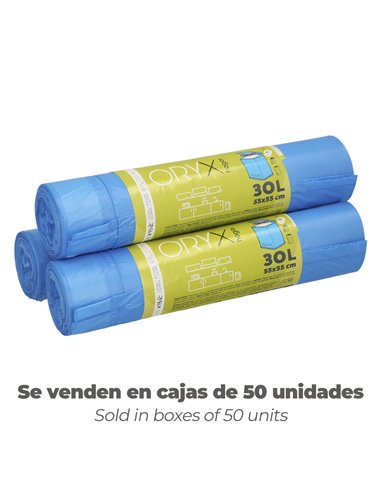Bolsa Basura Cierre Facil 30 Litros Rollo 15 Bolsas