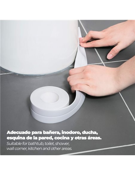 Cinta Adhesiva Sanitarios 38 mm. x 3,2 metros.