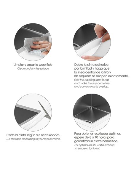 Cinta Adhesiva Sanitarios 38 mm. x 3,2 metros.