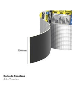 Cinta Butilo-aluminio 100 mm. 5 metros. 2