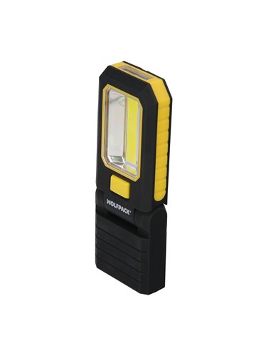 Linterna LED Profesional Multifunción Compacta Plegable A Pilas (3 AAA) 210 Lumenes 2 Modos de Iluminación Con Iman y Gancho