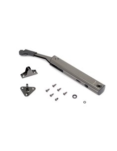 Emuca Compás para puertas elevables Altius One, Rango de fuerza 576-959, Acero, Titanio