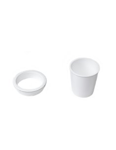Emuca Accesorio porta objetos Pot, Plástico blanco, Plástico 2