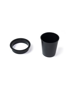 Emuca Accesorio porta objetos Pot, Plástico negro, Plástico 2