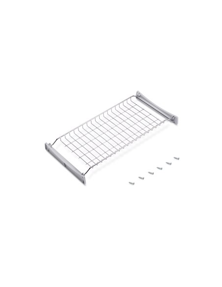 Emuca Escurreplatos para módulos altos Suprastar, módulo 600mm, Acero, Cromado