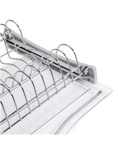 Emuca Escurreplatos para módulos altos Suprastar, módulo 600mm, Acero, Cromado