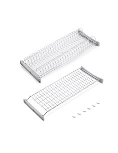 Emuca Escurreplatos para módulos altos Suprastar, módulo 700mm, Acero, Cromado