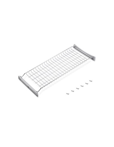 Emuca Escurreplatos para módulos altos Suprastar, módulo 700mm, Acero, Cromado