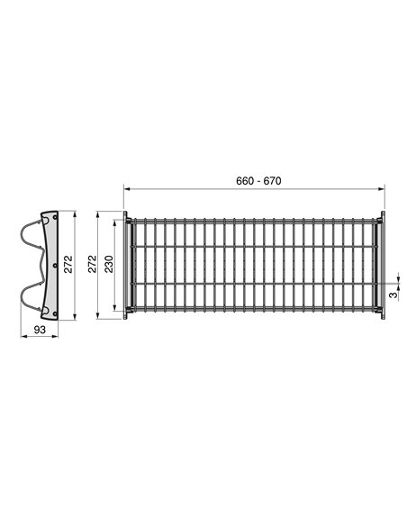 Emuca Escurreplatos para módulos altos Suprastar, módulo 700mm, Acero, Cromado