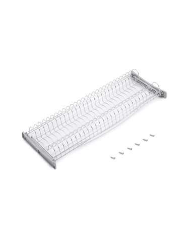 Emuca Escurreplatos para módulos altos Suprastar, módulo 800mm, Acero, Cromado