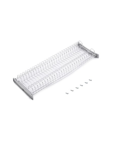 Emuca Escurreplatos para módulos altos Suprastar, módulo 800mm, Acero, Cromado