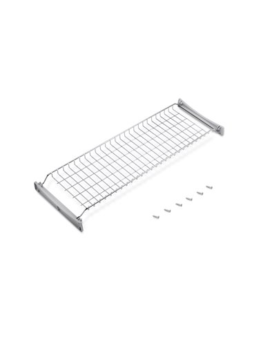 Emuca Escurreplatos para módulos altos Suprastar, módulo 800mm, Acero, Cromado