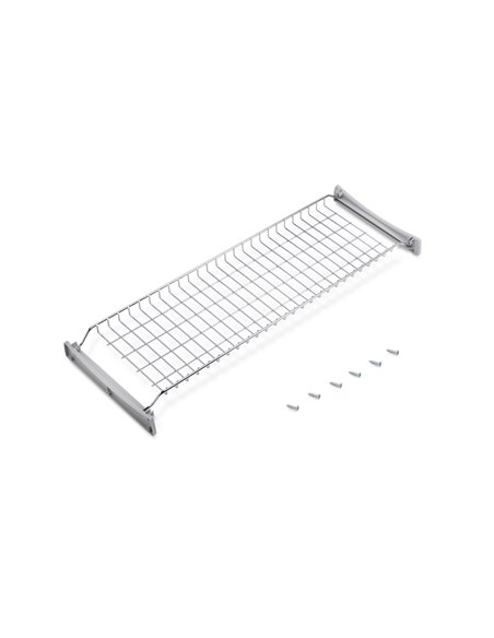Emuca Escurreplatos para módulos altos Suprastar, módulo 800mm, Acero, Cromado