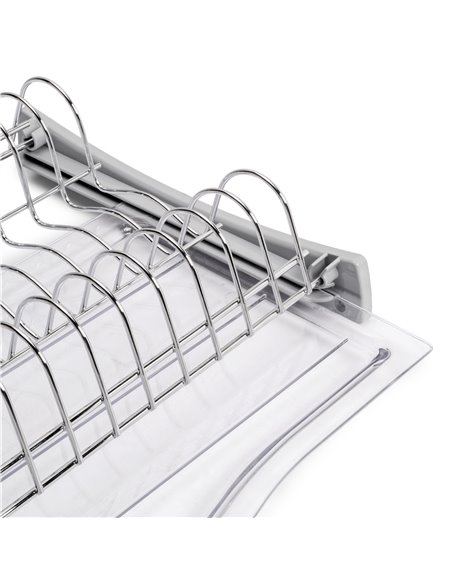 Emuca Escurreplatos para módulos altos Suprastar, módulo 800mm, Acero, Cromado