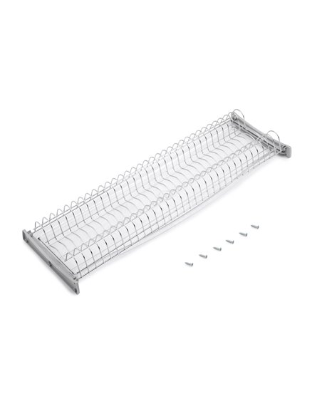 Emuca Escurreplatos para módulos altos Suprastar, módulo 900mm, Acero, Cromado