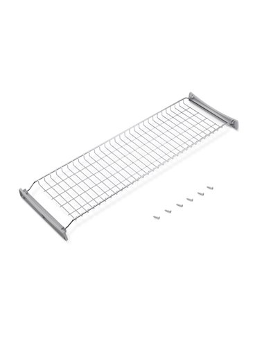 Emuca Escurreplatos para módulos altos Suprastar, módulo 900mm, Acero, Cromado