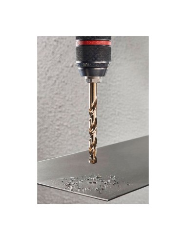 Broca para metal hss cobalto rectificada, ø4,00x 75 mm
