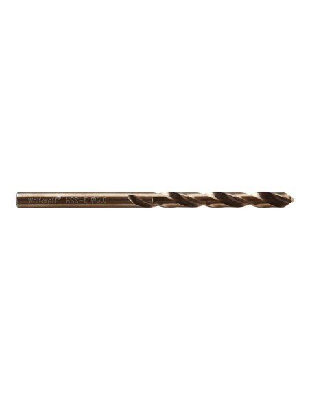 Broca para metal hss cobalto rectificada, ø5,00x 86 mm