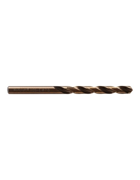 Broca para metal hss cobalto rectificada, ø7,00x 109 mm