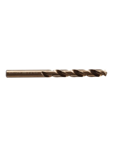 Broca para metal hss cobalto rectificada, ø10,00 x 133 mm