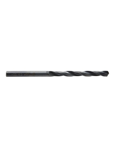 Broca para metal hss, forja por laminación, ø4,50x 80 mm