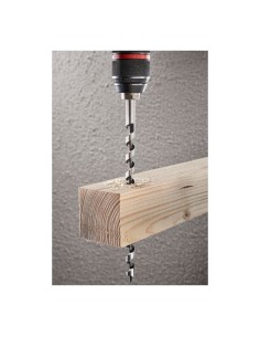 Broca para vigas de madera, vástago hexagonal, ø8,00 x 400 mm 2