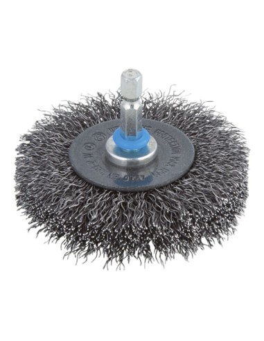 Cepillo de disco de alambre de acero ø75 x 16 mm