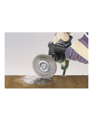 Cepillo de disco de alambre de acero ø75 x 16 mm