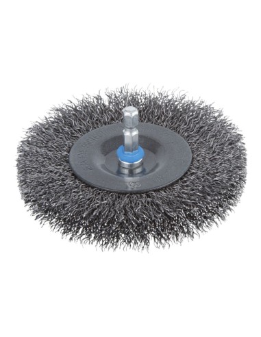 Cepillo de disco de alambre de acero ø100 x 16 mm