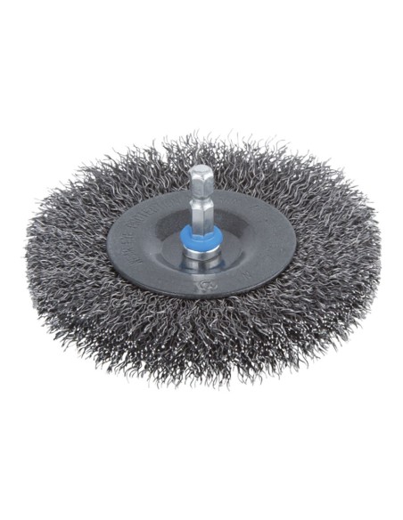Cepillo de disco de alambre de acero ø100 x 16 mm