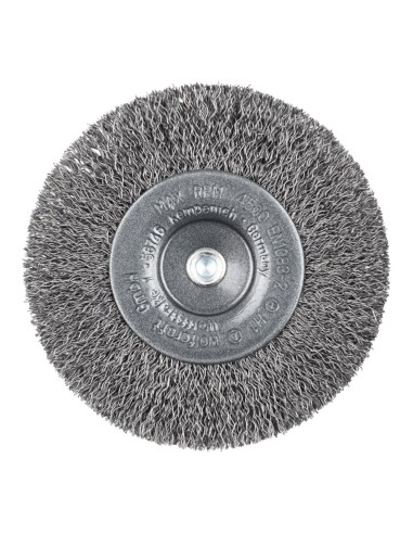 Cepillo de disco de alambre de acero ø100 x 16 mm