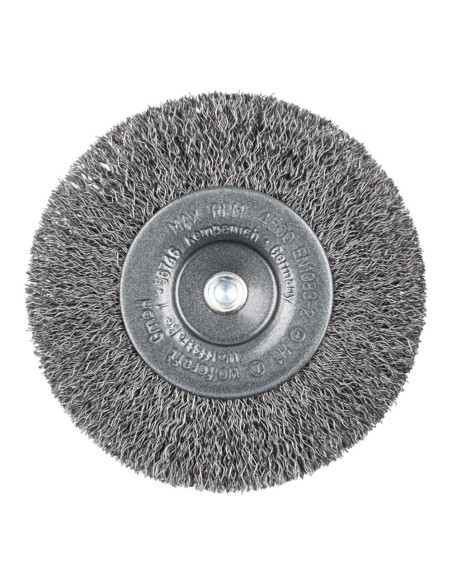 Cepillo de disco de alambre de acero ø100 x 16 mm