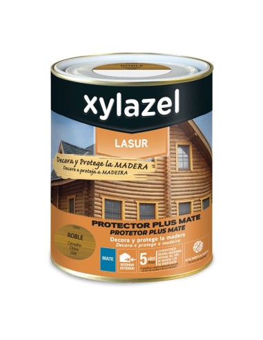 Protector madera plus decora roble mate 0,25 l