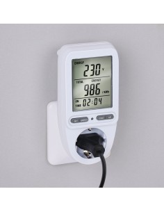 Monitor de energía para enchufes 7 x 7,5 x 14,5 cm 2