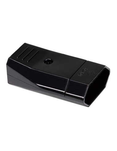 Base móvil 2p 10 a 250 v~ negra