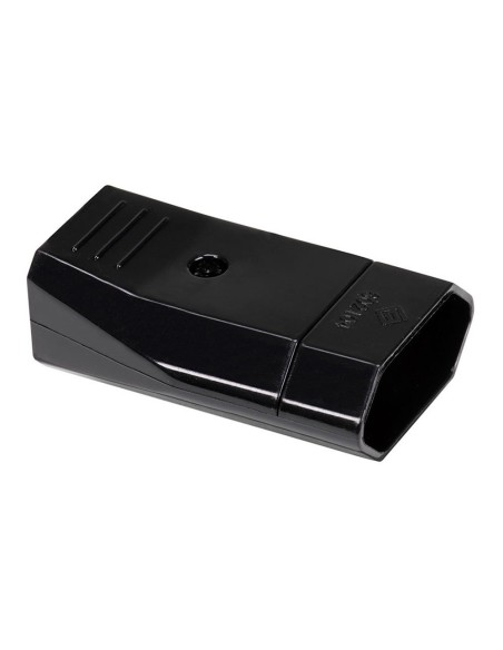 Base móvil 2p 10 a 250 v~ negra
