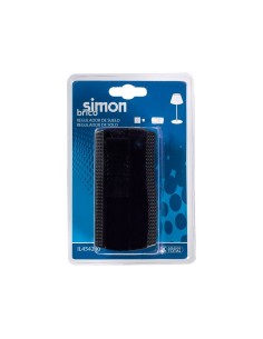 Regulador intensidad de suelo negro 500 w 230 v~ negro con led 2