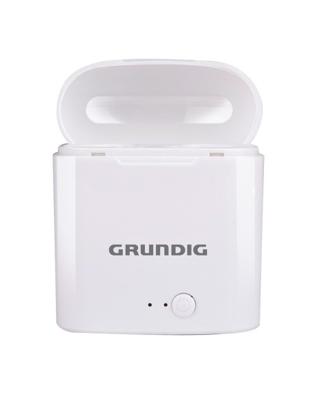 Auriculares inalámbricos earbuds con micro bluetooth con estuche blanco