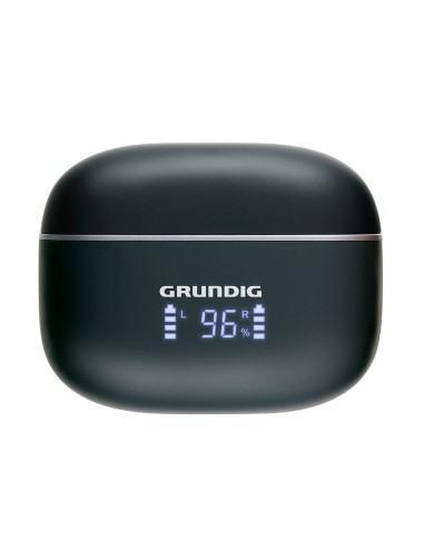 Auriculares earphone bluetooth con estuche negro