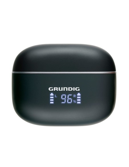 Auriculares earphone bluetooth con estuche negro
