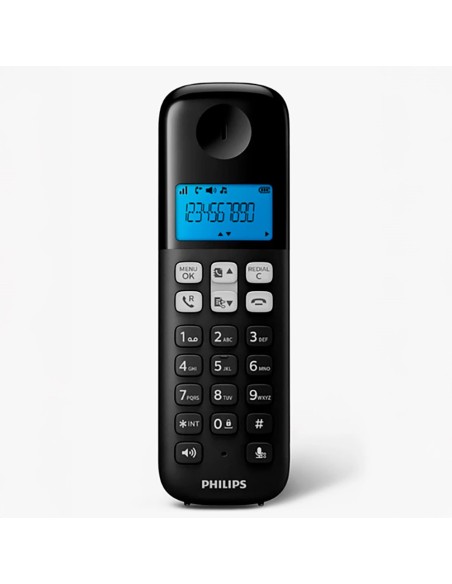 Teléfono fijo inalámbrico d161 negro
