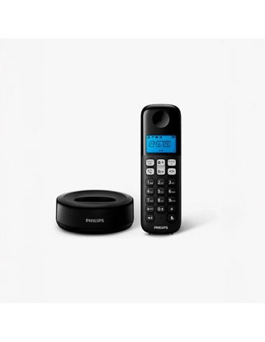 Teléfono fijo inalámbrico d161 negro