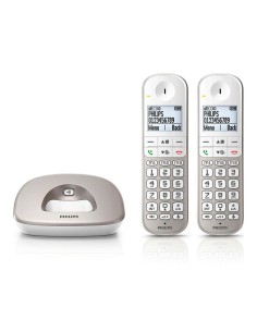 Teléfono duo inalámbrico xl4902s blanco y gris 2